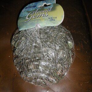 Glass Gems Dome Vase Filler Decorative Beads Marble Pebbles Stones Craft Decor